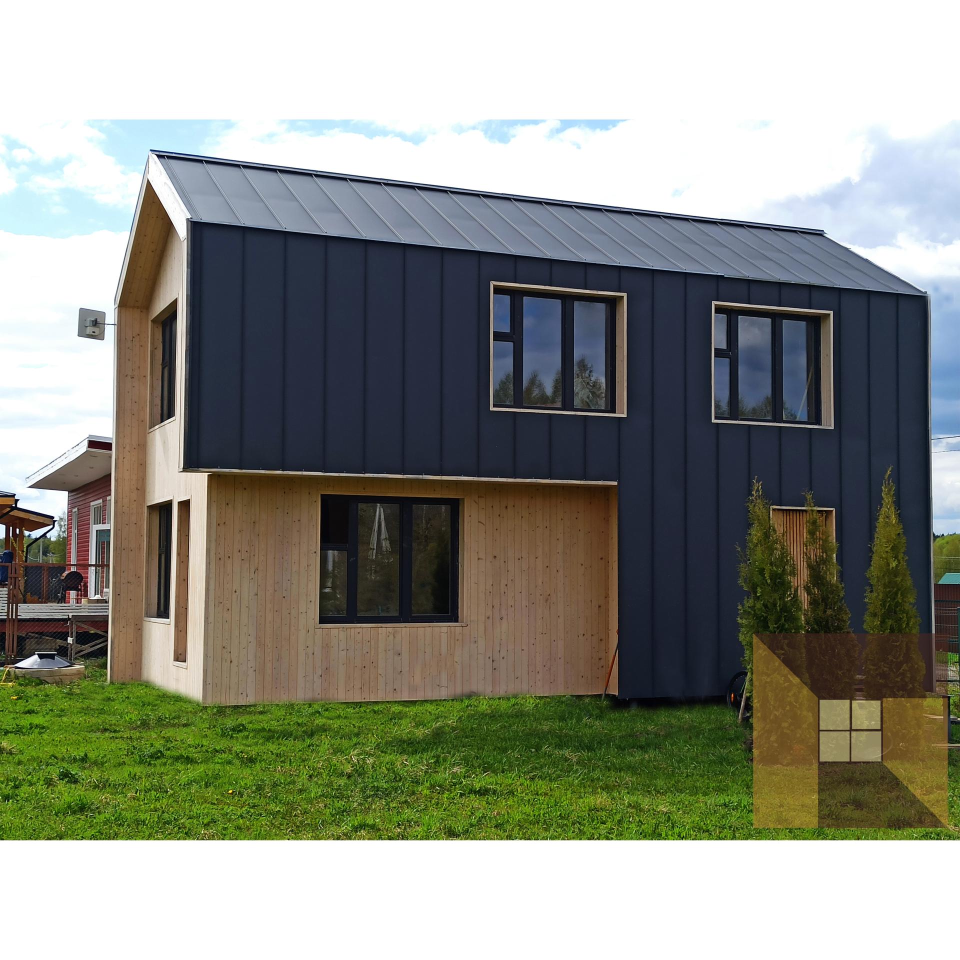 Барнхаус. Проектирование небольших домов. Дома на 120 метров квадратных